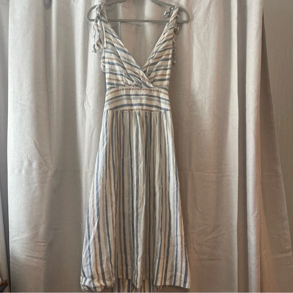 Free People Kansas City Girl Striped Midi Dress